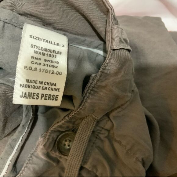 Standard James Perse fitted cargo pant pants size 3 - Picture 6 of 7